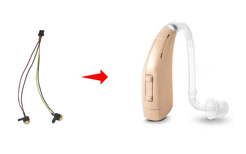 應(yīng)用于助聽器上的pogo pn連接器組件